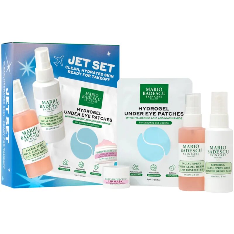 Mario Badescu Jet Set darilni set za popolno polt