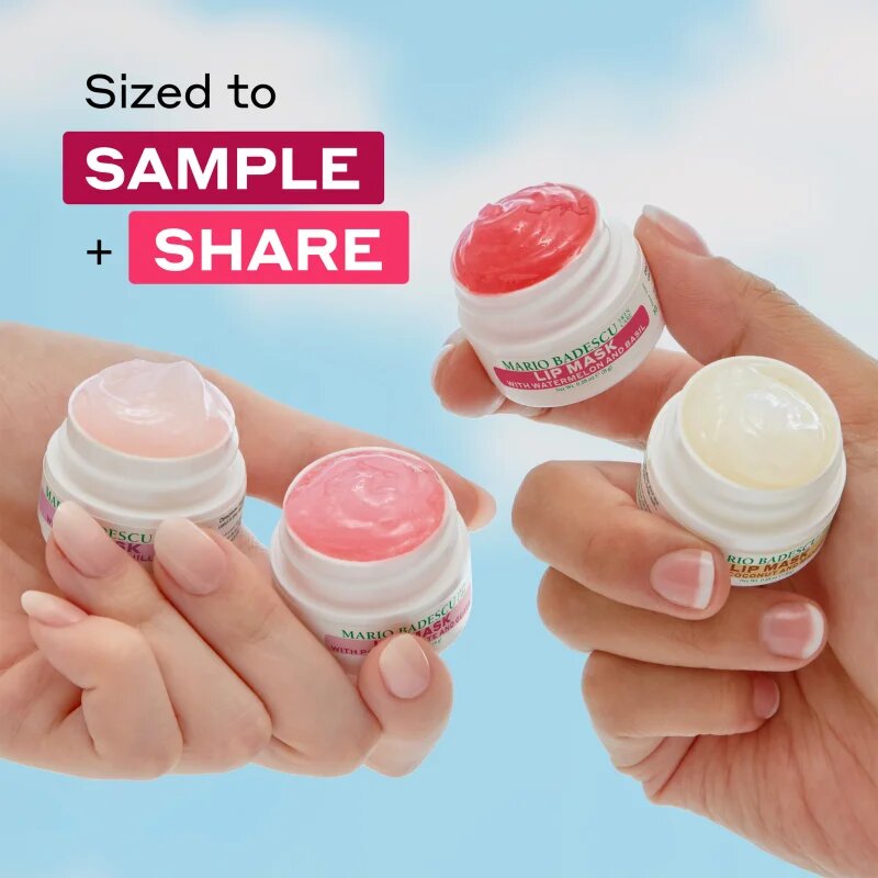 Mario Badescu Lip Mask Collection vlažilna maska za ustnice darilni set 4x8 ml