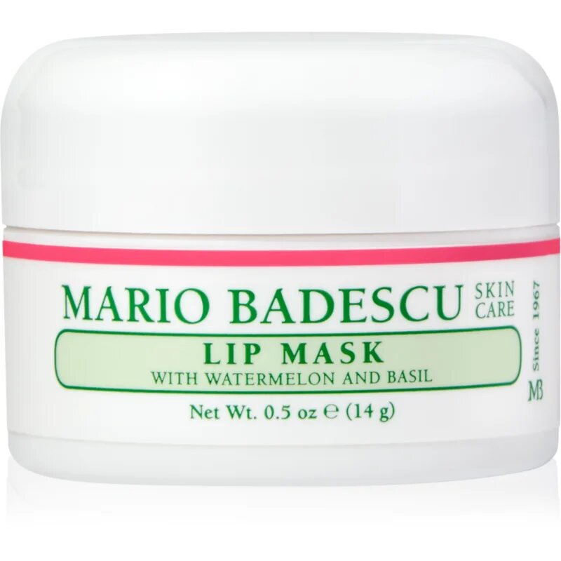 Mario Badescu Lip Mask with Watermelon and Basil vlažilna maska za ustnice 14 g