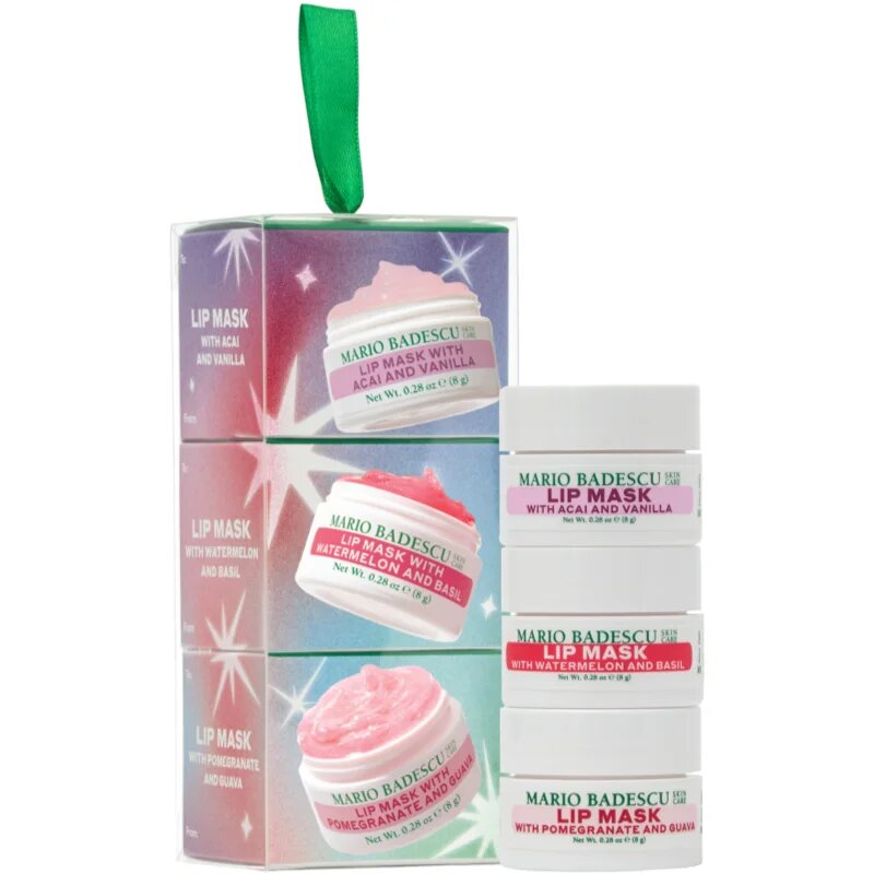 Mario Badescu Mini Lip Mask Ornament darilni set za ustnice
