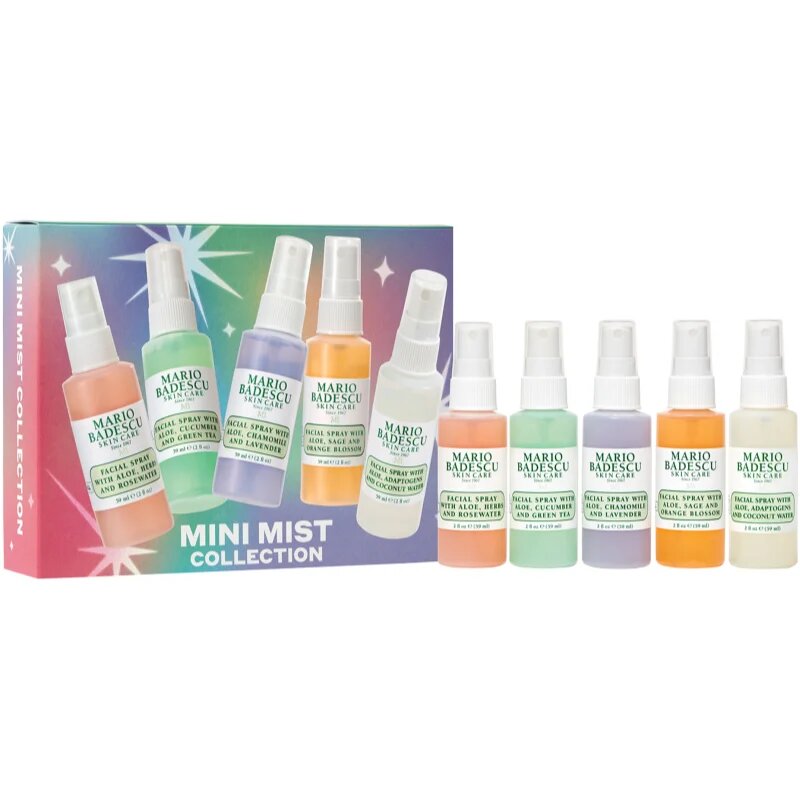 Mario Badescu Mini Mist Collection darilni set za osvetljevanje kože in hidratacijo