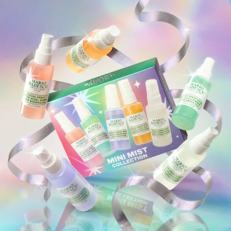 Mario Badescu Mini Mist Collection darilni set za osvetljevanje kože in hidratacijo