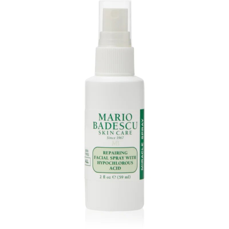 Mario Badescu Repairing Facial Spray With Hypochlorous Acid obnovitveno pršilo za obraz za pomiritev kože 59 ml