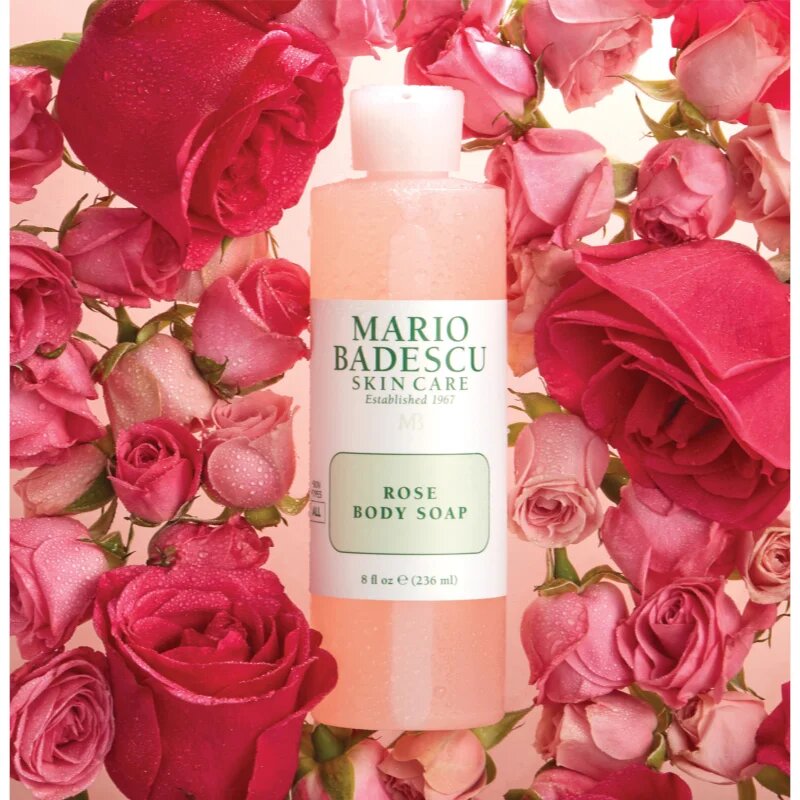 Mario Badescu Rose Body Soap poživljajoči gel za prhanje z vrtničnim oljem 236 ml