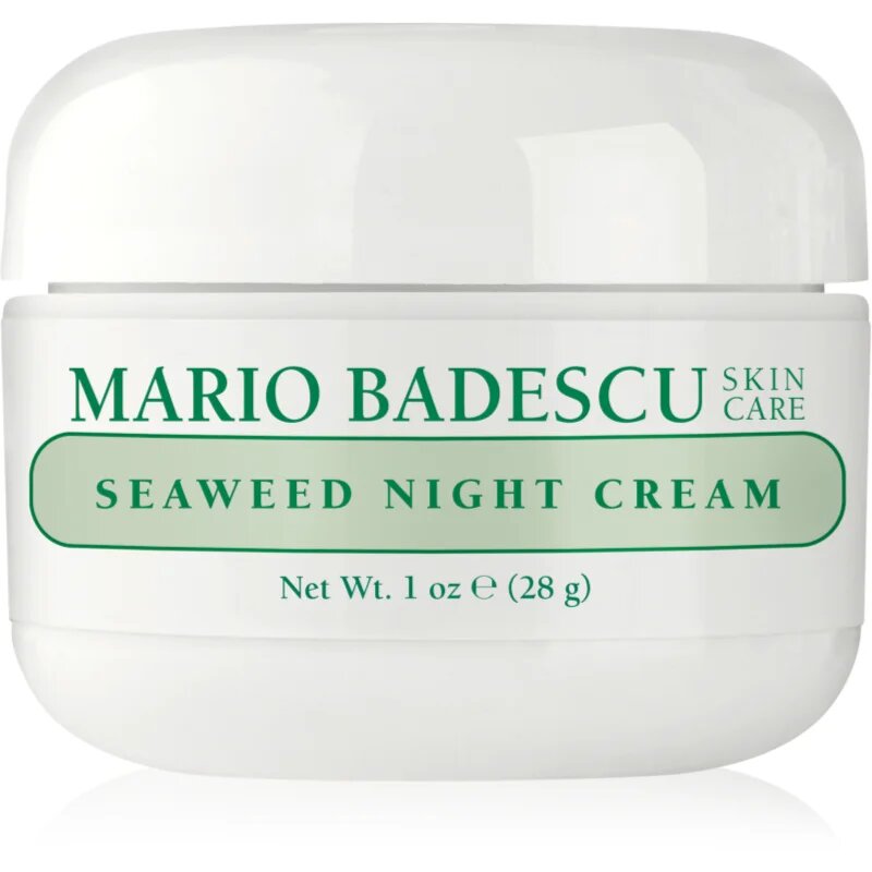 Mario Badescu Seaweed Night Cream nočna vlažilna krema z minerali 28 g