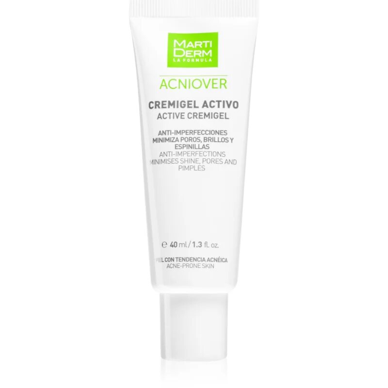 Martiderm Acniover Active Cremigel kremasti gel proti nepravilnostim na aknasti koži 40 ml
