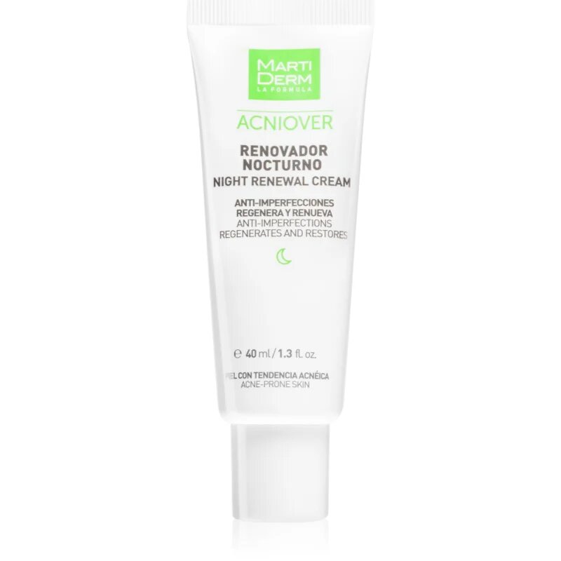 Martiderm Acniover Night Reneval Cream intenzivna nočna krema proti aknam 40 ml