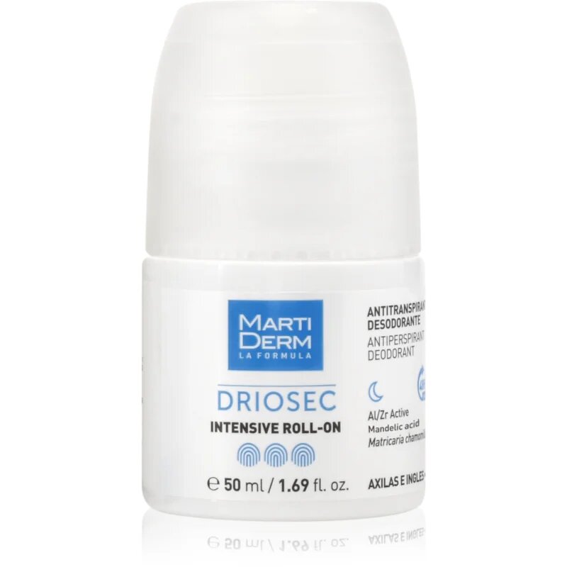 Martiderm Driosec Intensive Roll-On antiperspirant proti prekomernemu potenju 50 ml