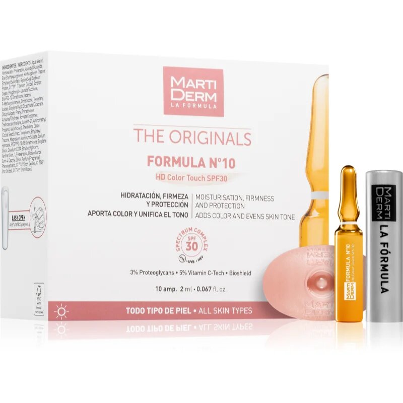 Martiderm Essentials Formula 10 zaščitni serum v ampulah SPF 30 10x2 ml