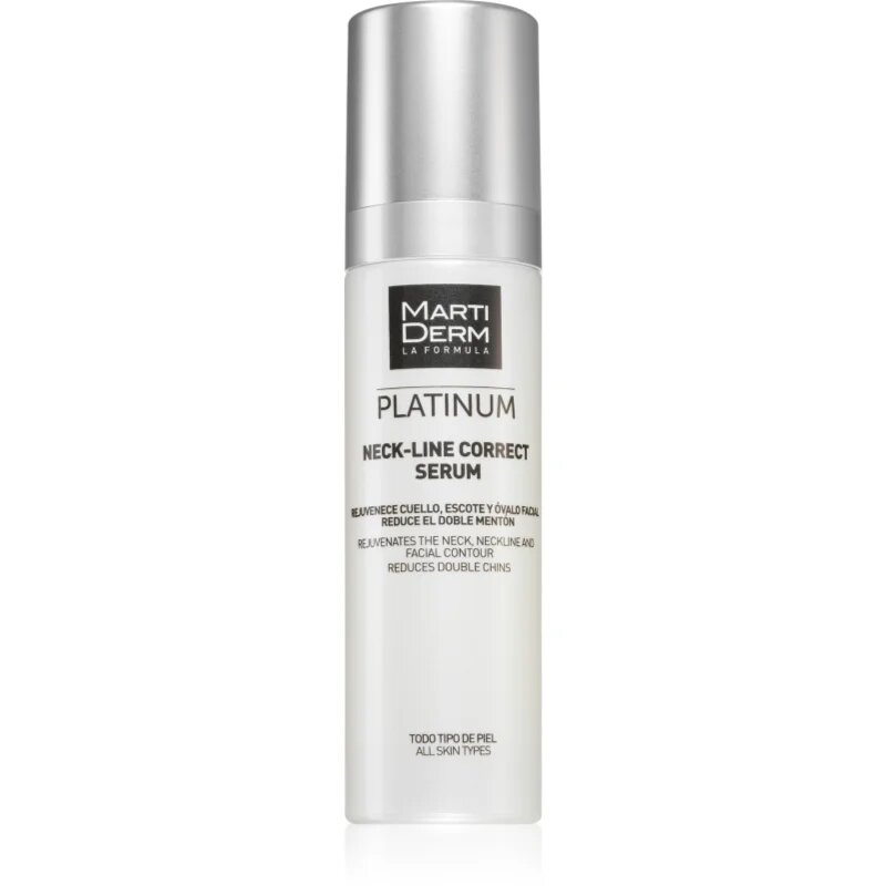 Martiderm Platinum Neck-Line Correct Serum intenzivni lifting serum za učvrstitev vratu in brade 50 ml