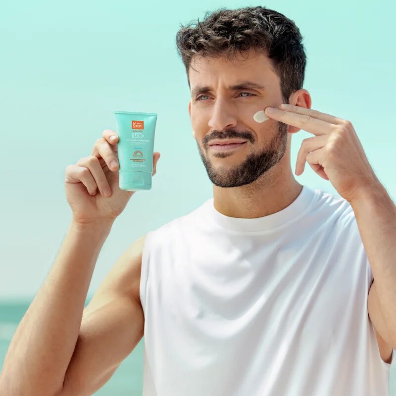 Martiderm Sun Care Active D Hydra Gel gel-krema za sončenje za obraz 50 ml