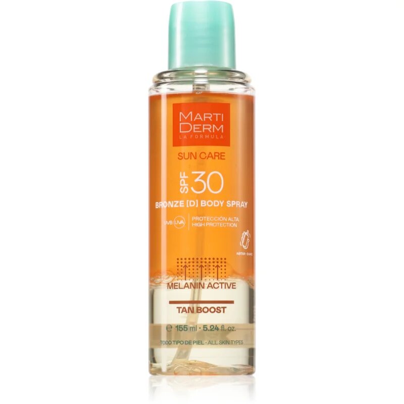 Martiderm Sun Care Bronze D Body Spray pršilo za telo pospešujoči porjavitev SPF 30 155 ml