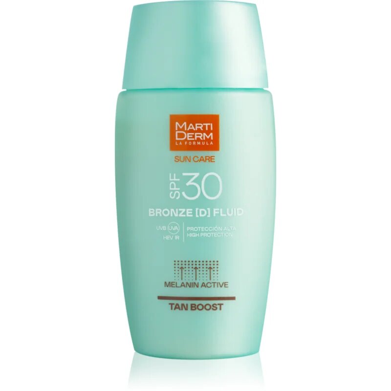 Martiderm Sun Care Bronze D Fluid fluid za sončenje za obraz za podaljševanje porjavelosti SPF 30 50 ml