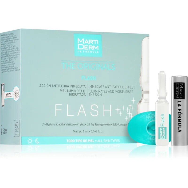 Martiderm The Originals Flash koncentrirana nega v ampulah 5x2 ml
