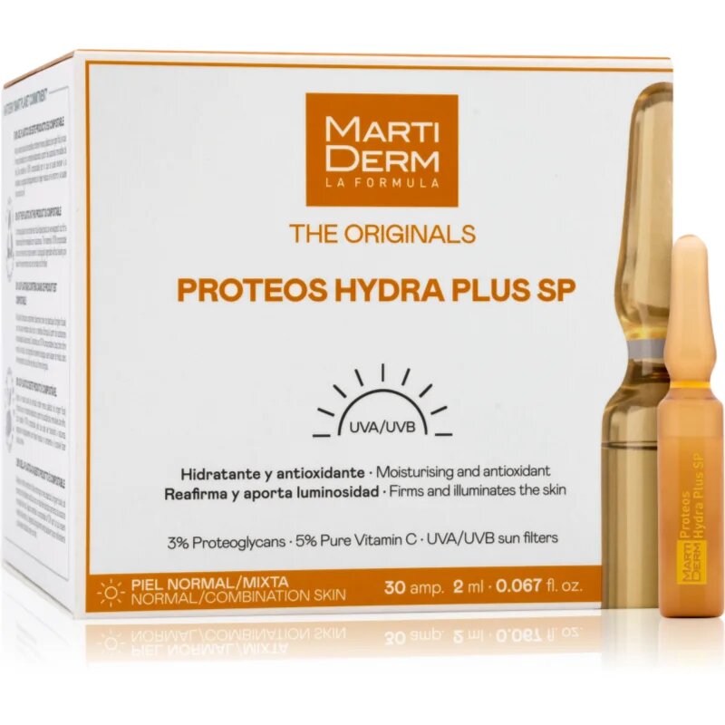 Martiderm The Originals Proteos Hydra Plus SP Ampoules nega proti gubam v ampulah 30x2 ml