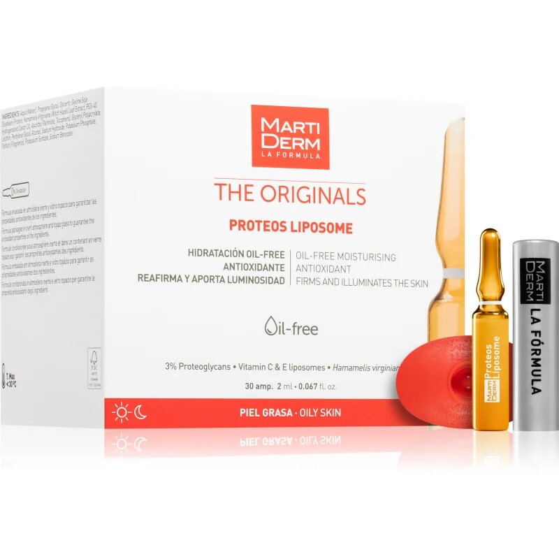 Martiderm The Originals Proteos Liposome multi korekcijska Anti-age nega v ampulah 30x2 ml