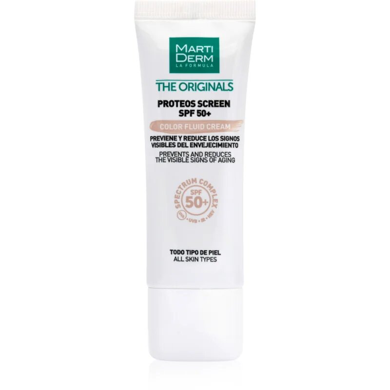 Martiderm The Originals Proteos Screen obarvani ultra-lahek fluid SPF 50+ 40 ml