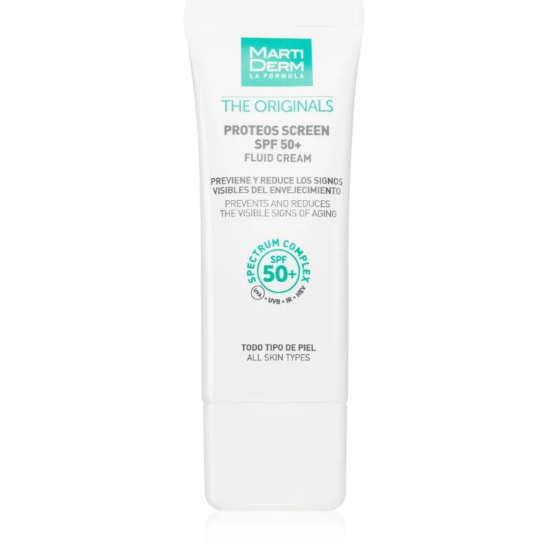 Martiderm The Originals Proteos Screen zaščitni fluid za vse tipe kože SPF 50+ 40 ml