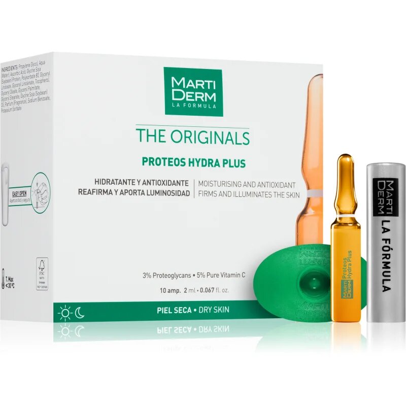 Martiderm The Originals Protoes Hydra Plus vlažilni serum v ampulah z vitaminom C 10x2 ml