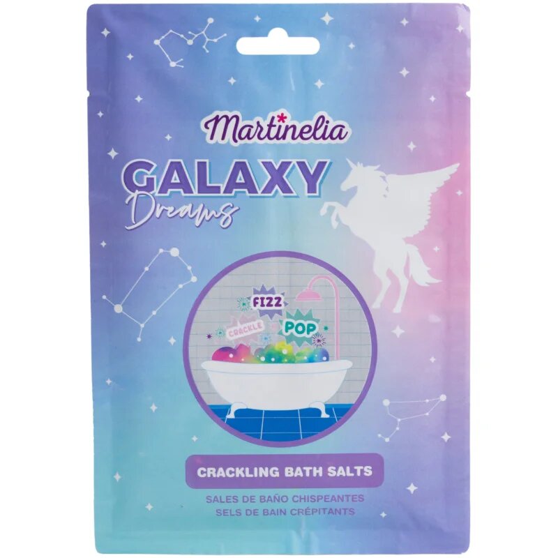 Martinelia Galaxy Dreams Crackling Bath Salts sol za kopel za otroke 30 g
