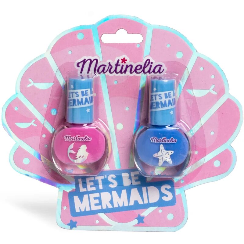 Martinelia Let´s be Mermaid Nail Duo set lakov za nohte za otroke več odtenkov Pink Blue 2x4 ml