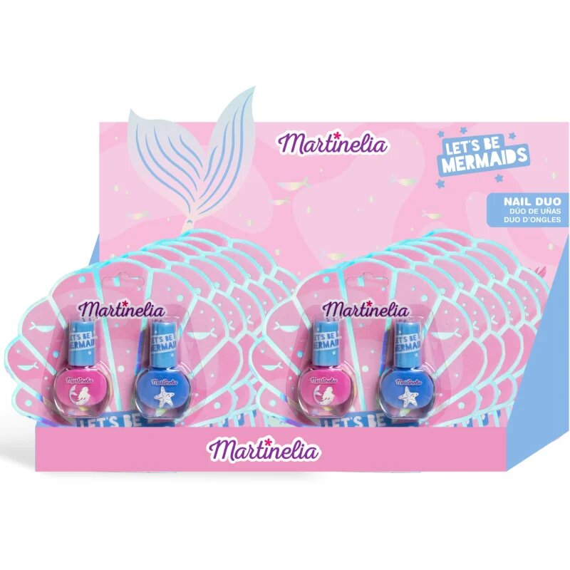 Martinelia Let´s be Mermaid Nail Duo set lakov za nohte za otroke več odtenkov Pink Blue 2x4 ml