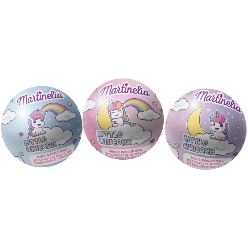 Martinelia Little Unicorn Magic Makeup Ball tekoči puder v kroglicah