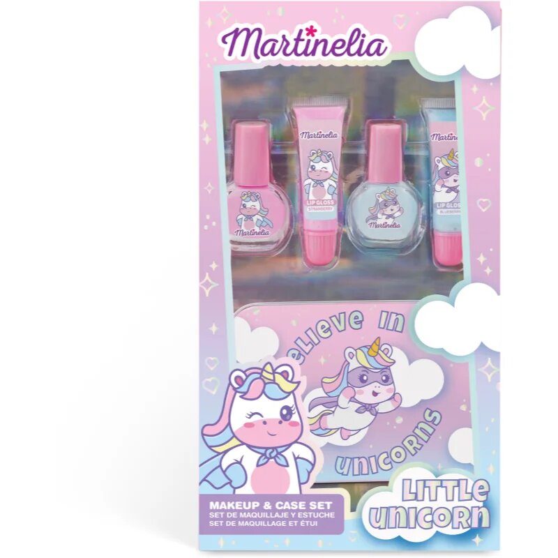 Martinelia Little Unicorn Makeup & Case set za otroke 3+
