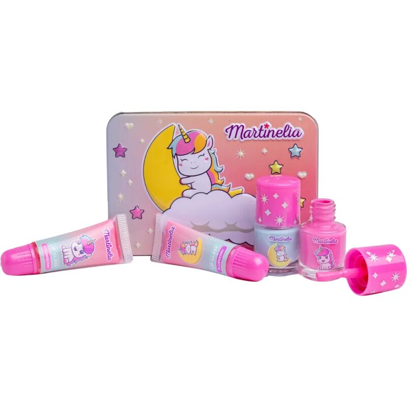 Martinelia Little Unicorn Makeup Tin Set darilni set za otroke