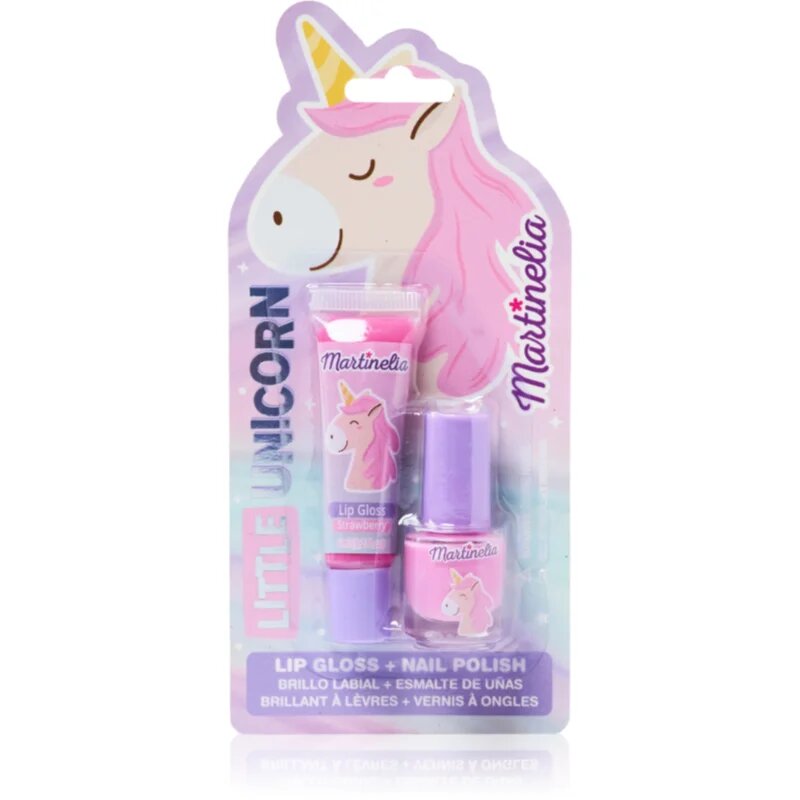 Martinelia Little Unicorn Nail & Lip Set darilni set za otroke