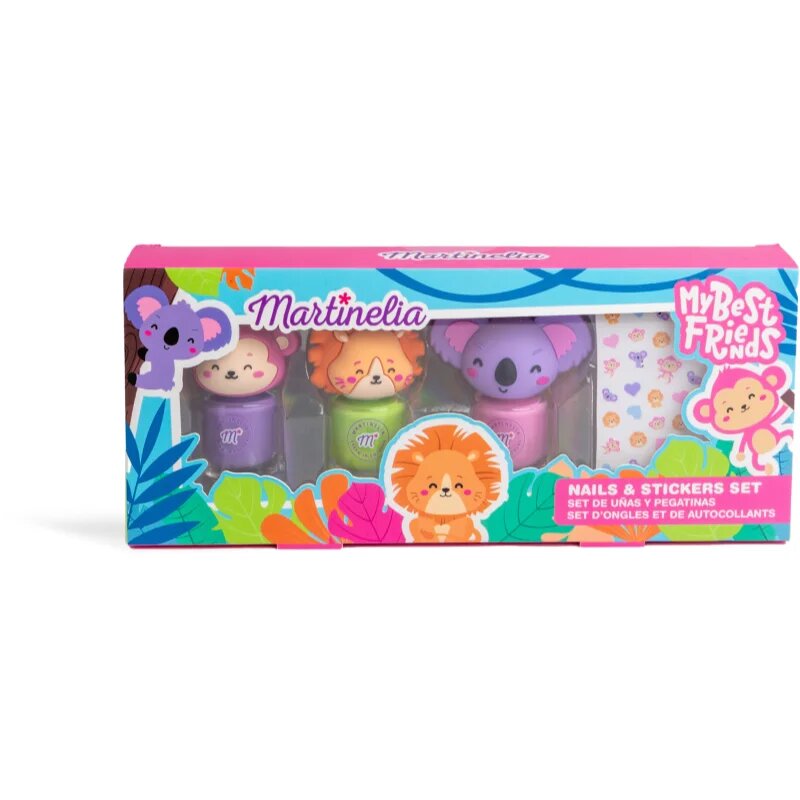 Martinelia My Best Friends Nails & Stickers Set set za otroke