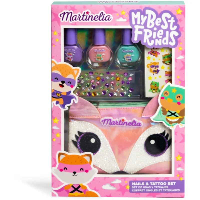 Martinelia My Best Friends Nails & Tattoo set za otroke