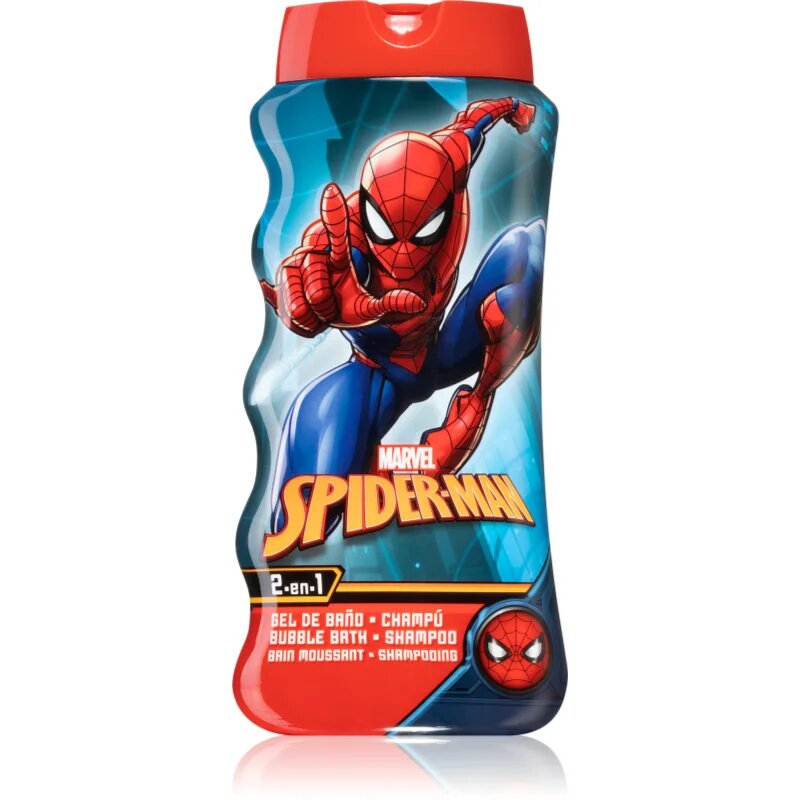 Marvel Spiderman Bubble Bath and Shampoo gel za prhanje in kopanje za otroke 475 ml