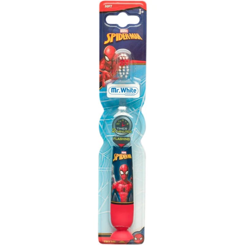 Marvel Spiderman Flashing Toothbrush zobna ščetka soft za otroke 3+ 1 kos
