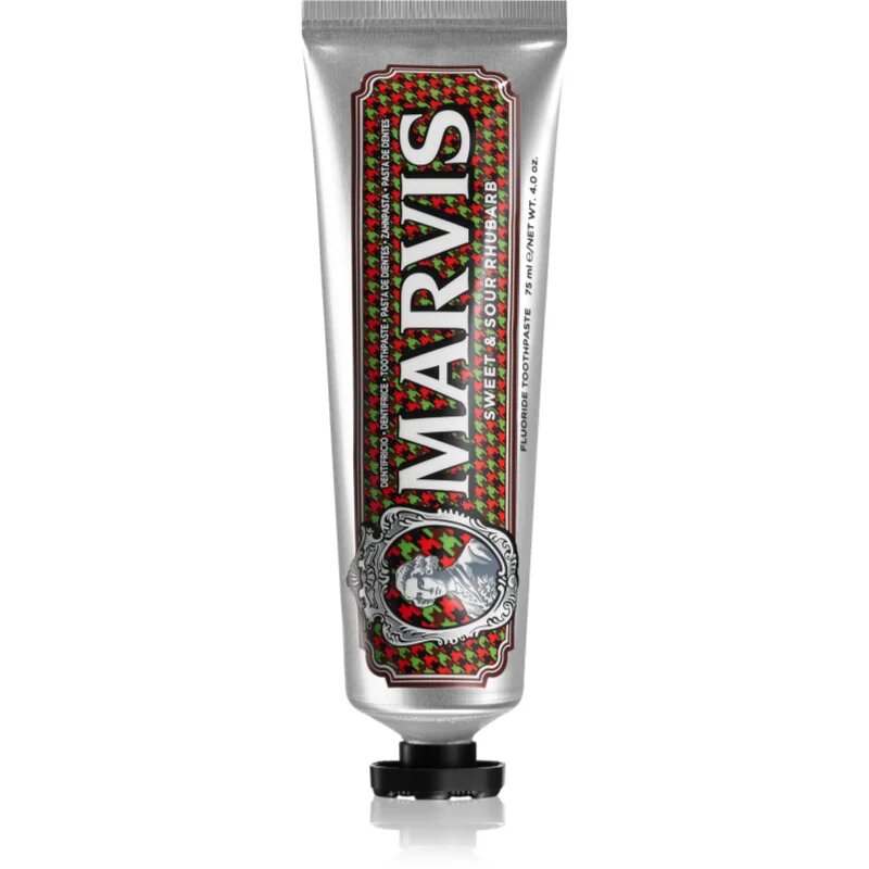 Marvis Sweet & Sour Rhubarb zobna pasta okus Rhubarb 75 ml