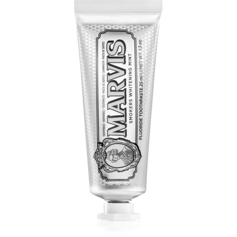 Marvis Whitening Smokers Mint belilna zobna pasta za kadilce okus Mint 25 ml