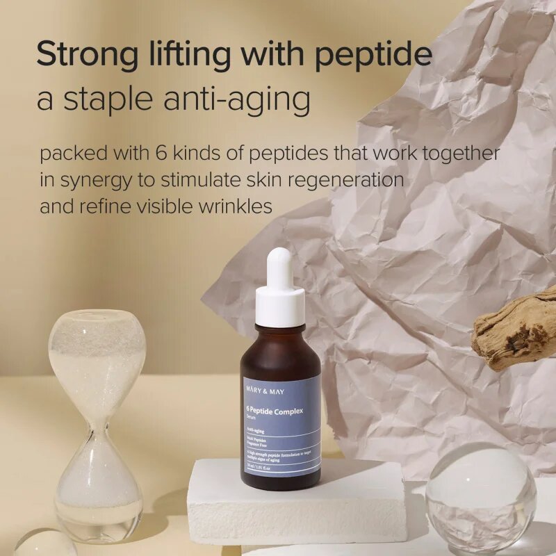 Mary&May 6 Peptide Complex intenzivni regeneracijski serum proti gubam 30 ml