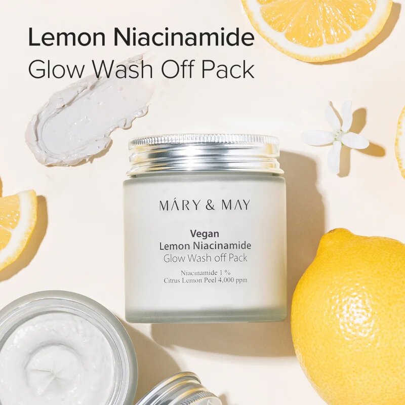 Mary&May Lemon Niacinamid vlažilna in posvetlitvena maska 125 g