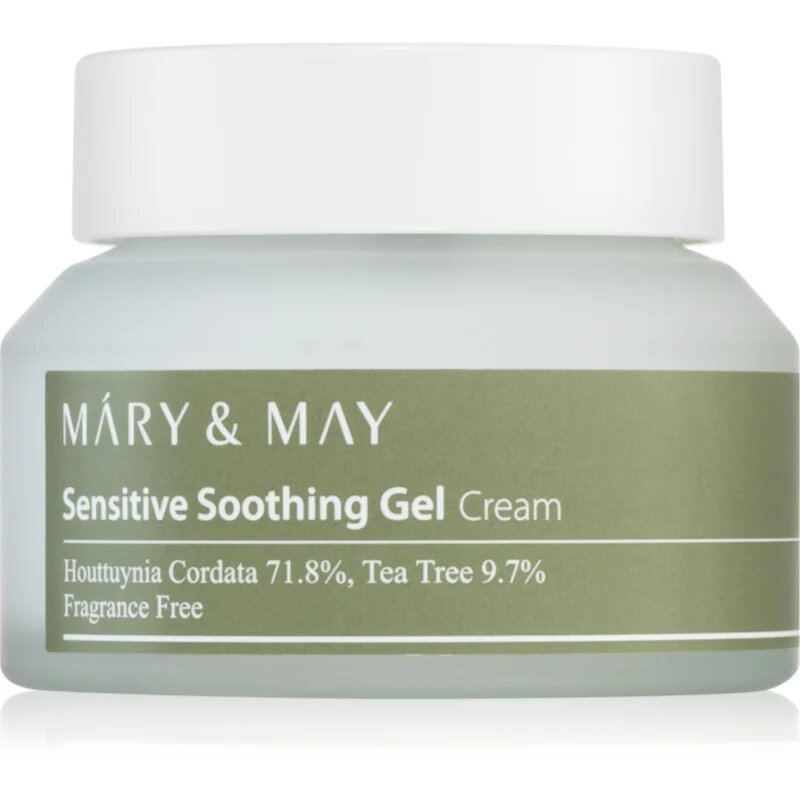 Mary&May Sensitive Soothing Gel Cream lahka vlažilna gel krema za pomiritev in okrepitev občutljive kože 70 g