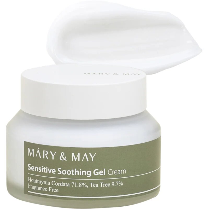 Mary&May Sensitive Soothing Gel Cream lahka vlažilna gel krema za pomiritev in okrepitev občutljive kože 70 g