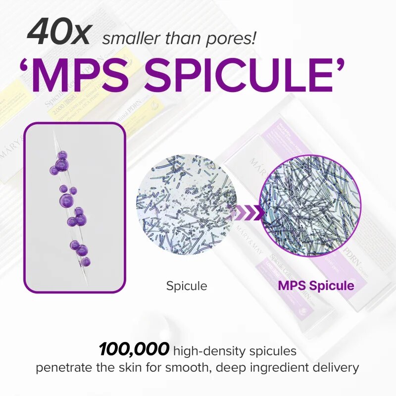 Mary&May Spicule Collagen PDRN Cream pomirjajoča in hranilna krema za obnovo kožne pregrade 15 g
