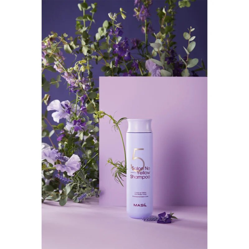MASIL 5 Salon No Yellow vijoličen šampon za nevtralizacijo rumenih odtenkov 300 ml