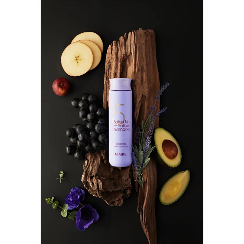 MASIL 5 Salon No Yellow vijoličen šampon za nevtralizacijo rumenih odtenkov 300 ml