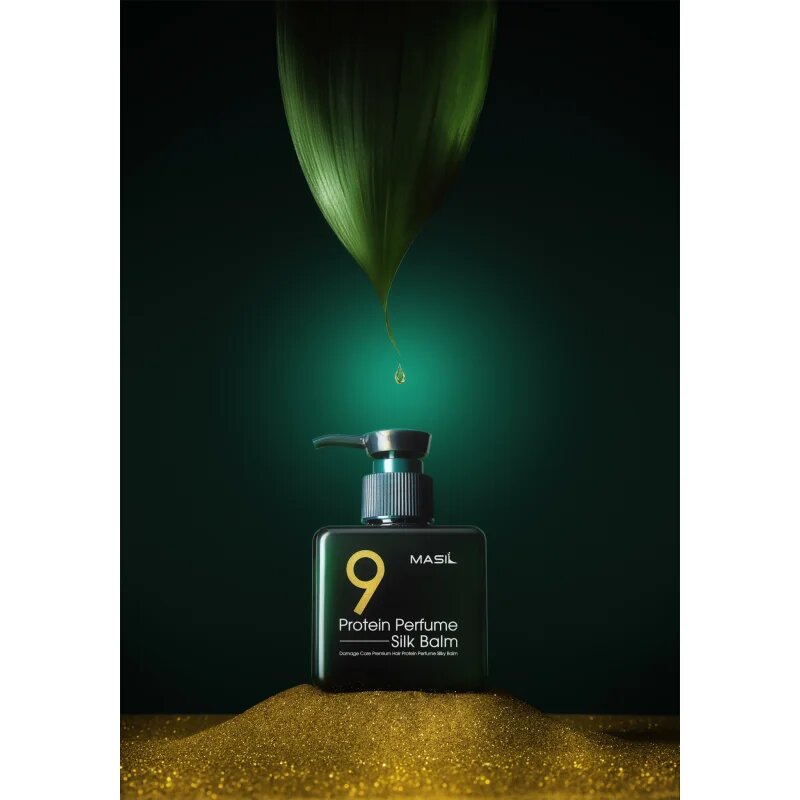 MASIL 9 Protein Perfume Silk Balm regeneracijska nega brez spiranja za obremenjene lase 180 ml