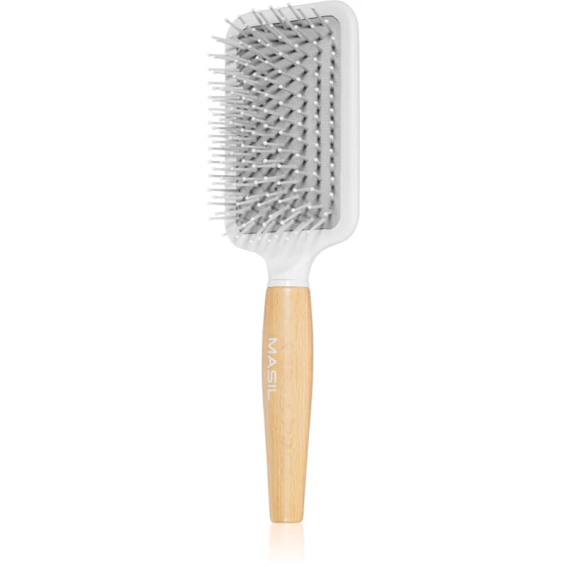 MASIL Wooden Paddle Brush lesena krtača za lase 1 kos
