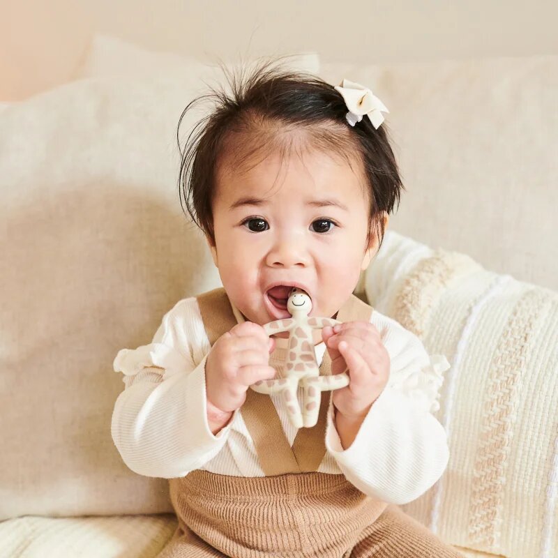 Matchstick Monkey Animal Teether & Muslin Giraffe darilni set za otroke