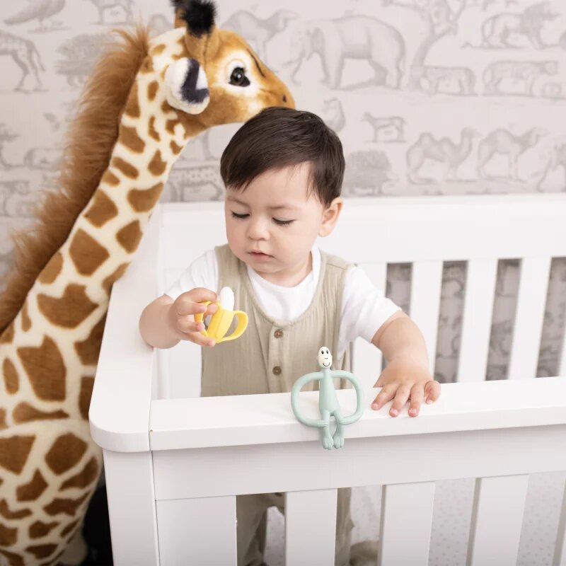 Matchstick Monkey Banana Soother & Monkey Teether darilni set za otroke