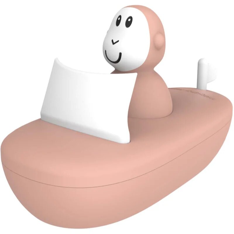 Matchstick Monkey Endless Bathtime Fun Boat Set igrača za v vodo Dusty Pink 2 kos