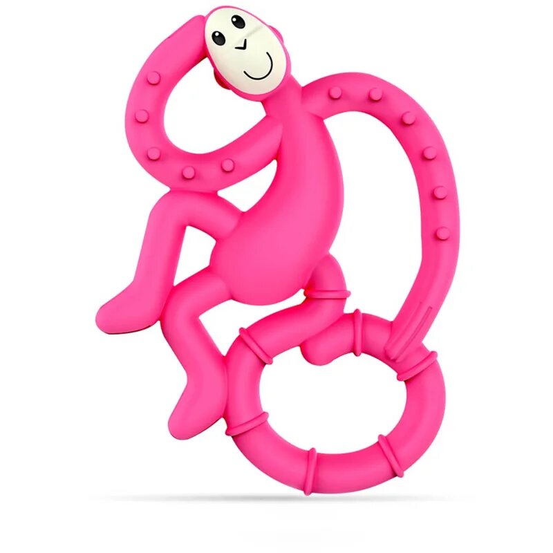 Matchstick Monkey Mini Monkey Teether grizalo z antimikrobnim dodatkom 1 kos