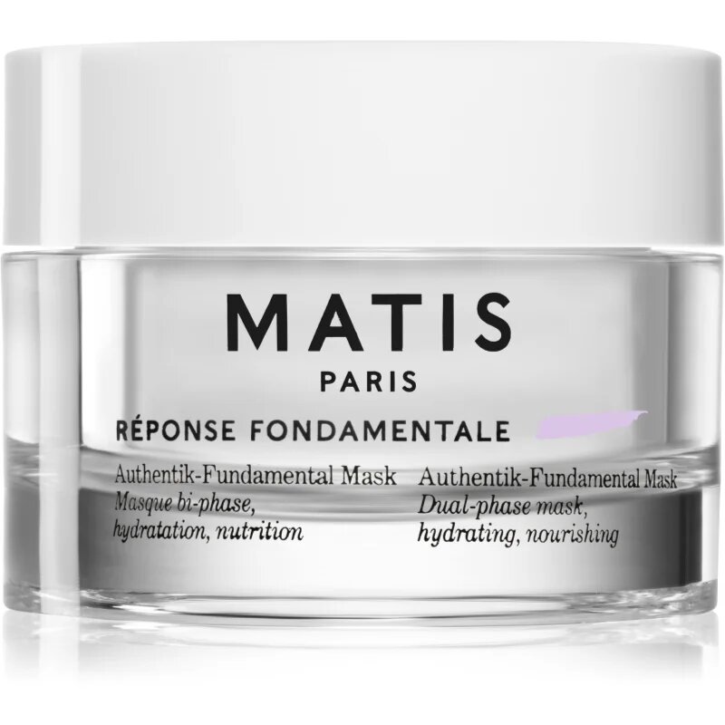 MATIS Paris Réponse Fondamentale Authentik-Fundamental Mask regeneracijska in vlažilna maska za obraz za dvostopenjsko nego kože 50 ml